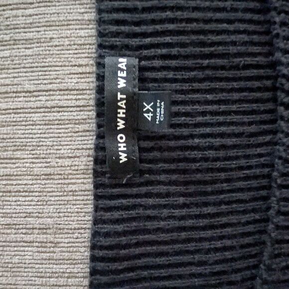 Striped Black and Tan Sweater - Picture 2 of 3